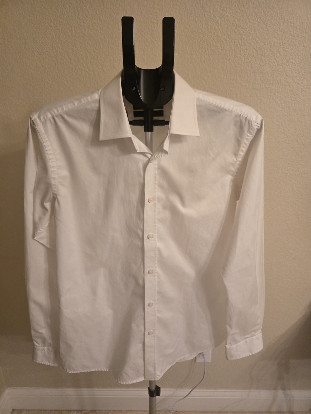 John & Paul Classic White Men's Dress Shirt - Tailored Long Sleeve